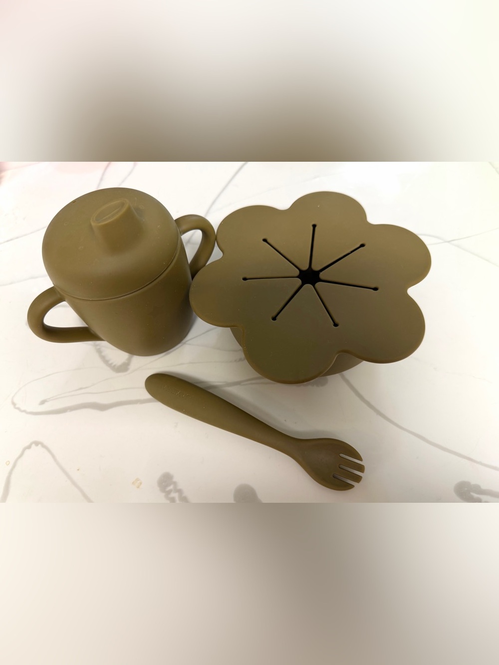 Jamie Kay Silicone Bowl, cup, utensil